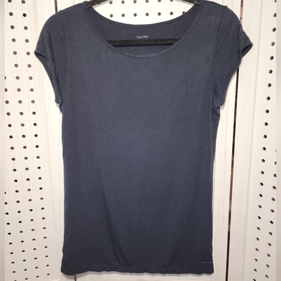 Calvin Klein Tops - Calvin Klein Black Medium Slim Fit Classic Short Sleeve